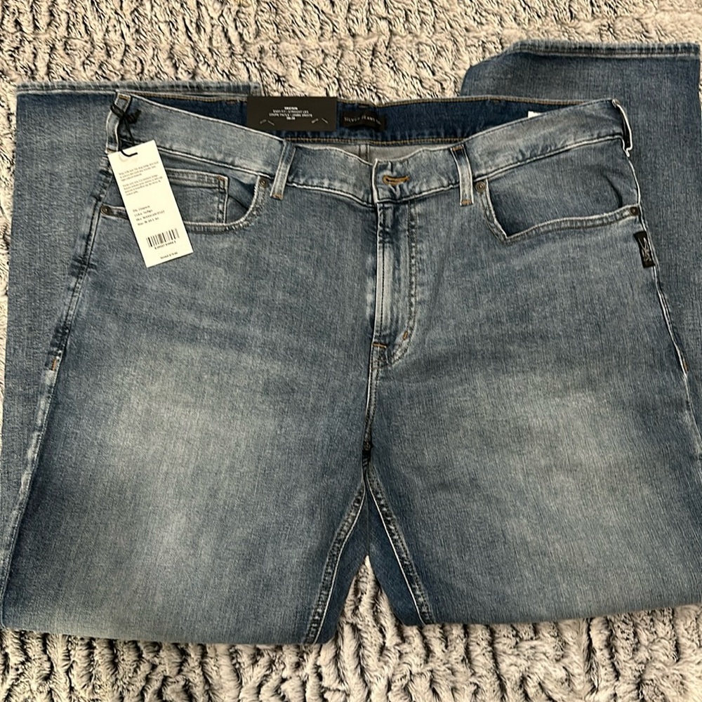 Men’s Silver Jeans 38x30